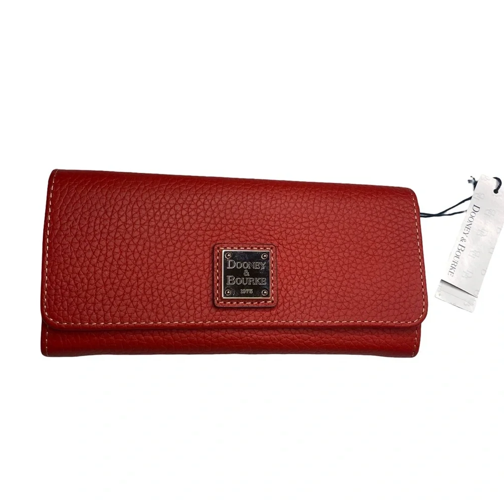 Dooney & Bourke Red Textured Wallet